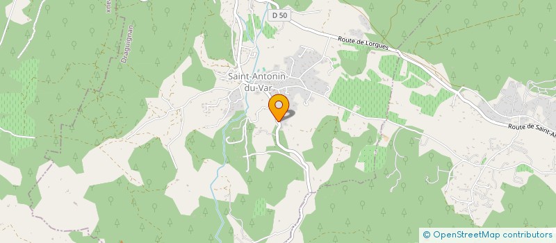 localisation de l'entreprise TABOURETI  SAINT-ANTONIN-DU-VAR