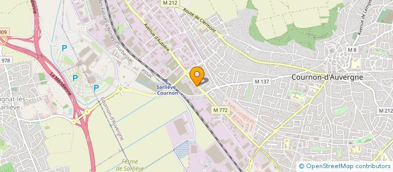 localisation de l'entreprise TABOURIER FINANCES SARL  COURNON-D'AUVERGNE