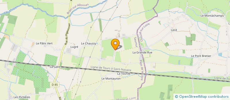 localisation de l'entreprise TABOURIER HORIZON  VARENNES-SUR-LOIRE