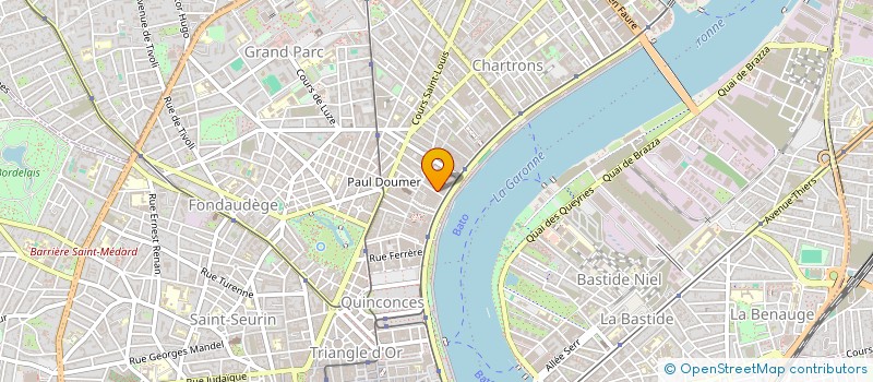 localisation de l'entreprise TABOUY  BORDEAUX