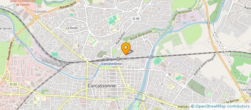 localisation de l'entreprise TABULARRI à CARCASSONNE