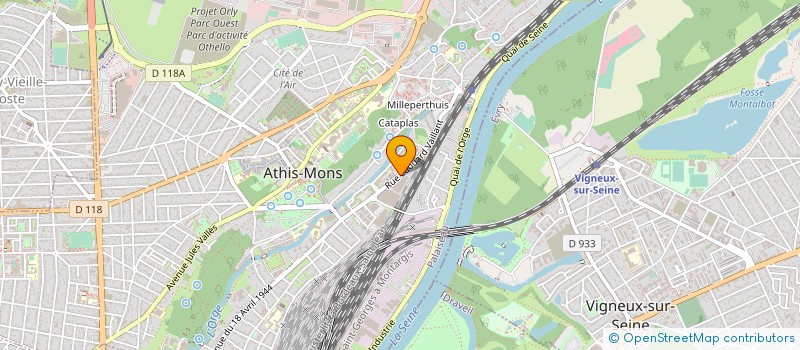 localisation de l'entreprise TAC à ATHIS-MONS