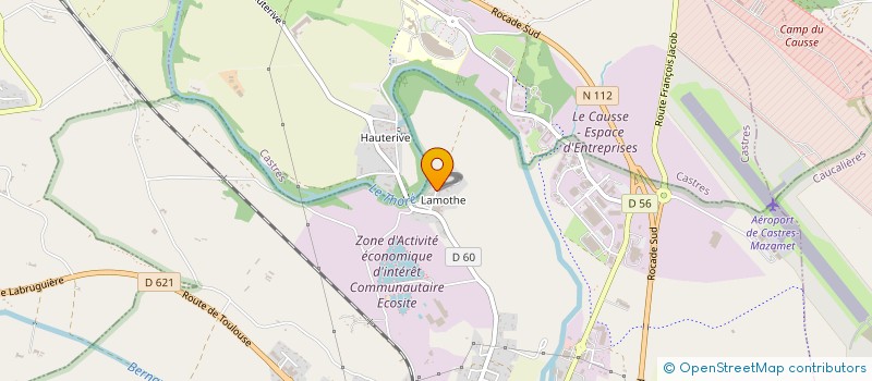 localisation de l'entreprise TAC  LABRUGUIERE