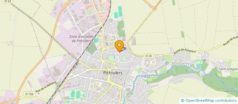 localisation de l'entreprise TAC BAR  PITHIVIERS