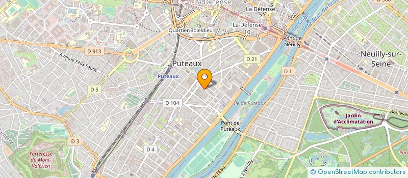 localisation de l'entreprise TAC INT TECHNIQUE ARTISTIQUE COMMERCIAL à PUTEAUX