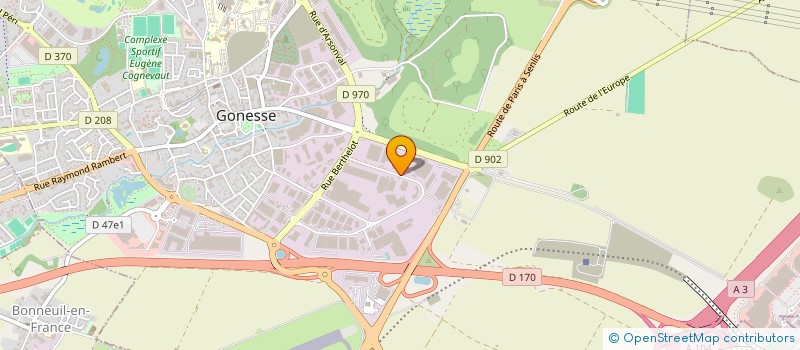 localisation de l'entreprise TAC SERVICES à SARCELLES