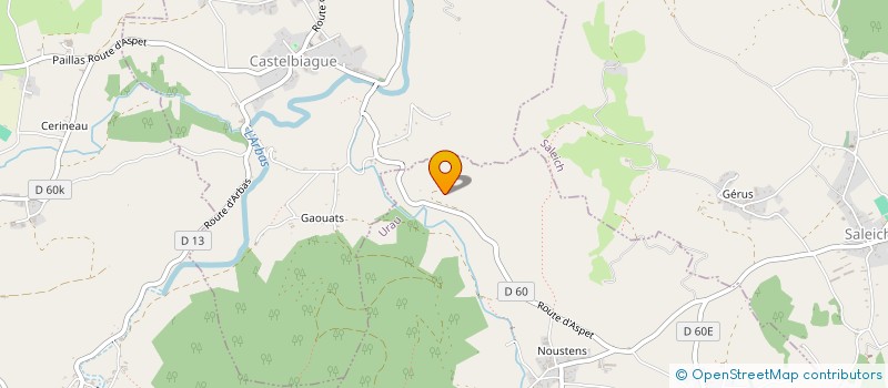 localisation de l'entreprise TAC TAC  URAU