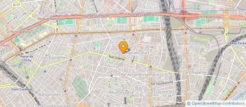 localisation de l'entreprise TAC - TERTRE AUDIT CONSEILS  PARIS