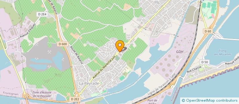 localisation de l'entreprise TAC TIC à FRONTIGNAN