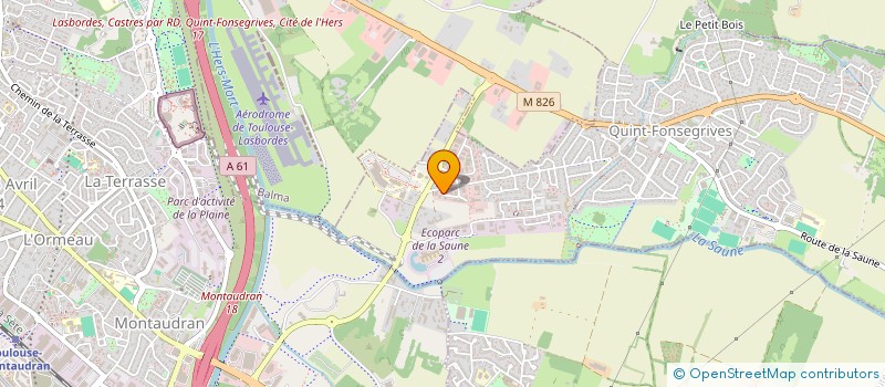 localisation de l'entreprise TAC-TRAITEMENT DE L'EAU à QUINT-FONSEGRIVES