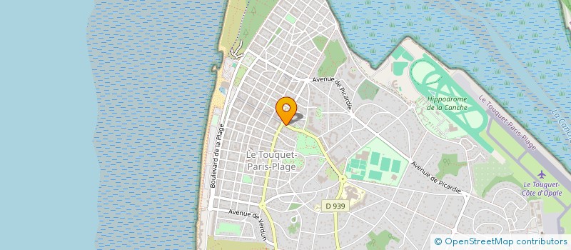 localisation de l'entreprise TAC YOGA  LE TOUQUET-PARIS-PLAGE