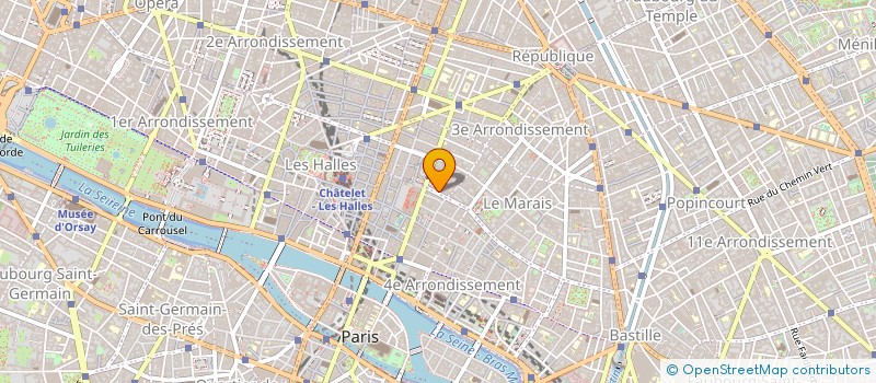 localisation de l'entreprise TACA à PARIS