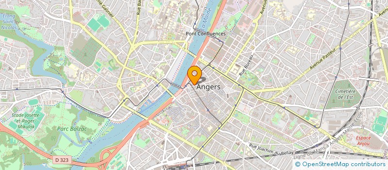 localisation de l'entreprise TACANGERS à ANGERS