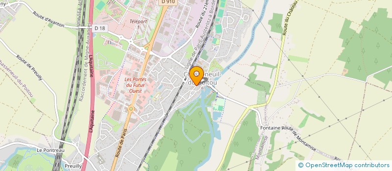 localisation de l'entreprise TACE  CHASSENEUIL-DU-POITOU