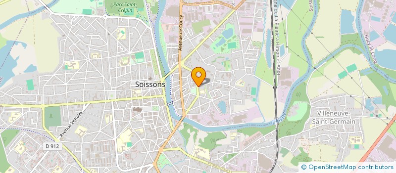 localisation de l'entreprise TACH à SOISSONS