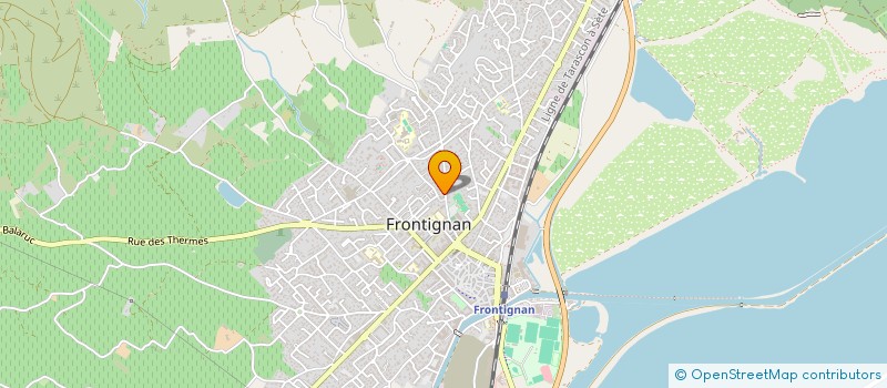 localisation de l'entreprise TACHAKOR à FRONTIGNAN