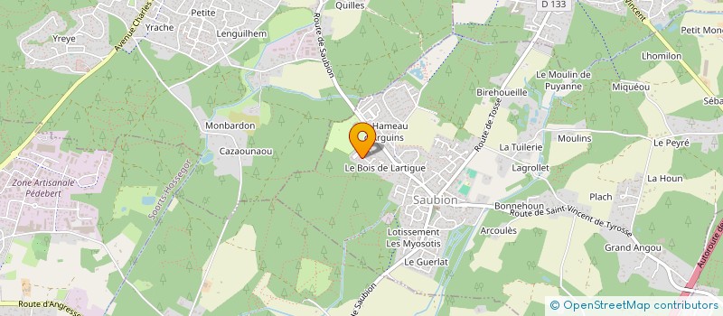 localisation de l'entreprise TACHES D'ENCRE  SAUBION