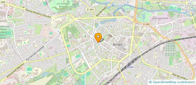 localisation de l'entreprise TACHES D'ENCRES à ARRAS
