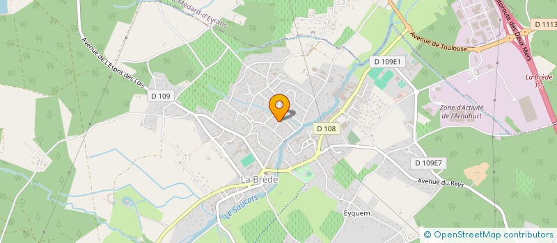 localisation de l'entreprise TACHOIRES INSPECTION SERVICES à LA BREDE