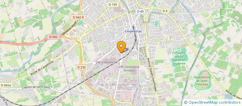 localisation de l'entreprise TACHTI  CARPENTRAS