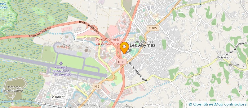 localisation de l'entreprise TACHY DISTRIBUTION à LES ABYMES