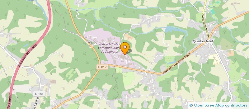 localisation de l'entreprise TACHY-TACHY  SAINT-MARTIN-DE-SEIGNANX