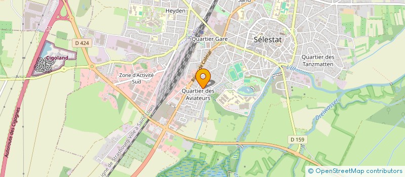 localisation de l'entreprise TACK  SELESTAT