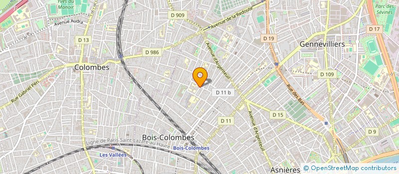 localisation de l'entreprise TACKLE à BOIS-COLOMBES