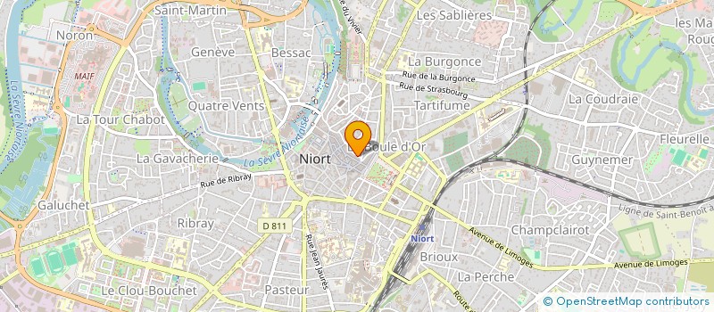 localisation de l'entreprise TACLINE  NIORT