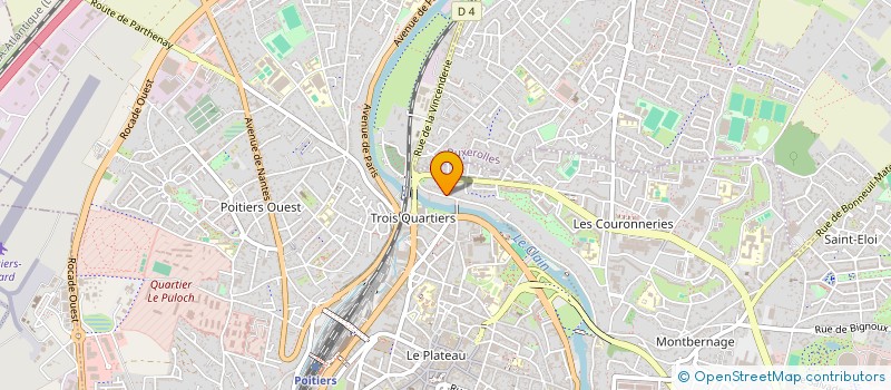 localisation de l'entreprise TACO CLAIN à POITIERS