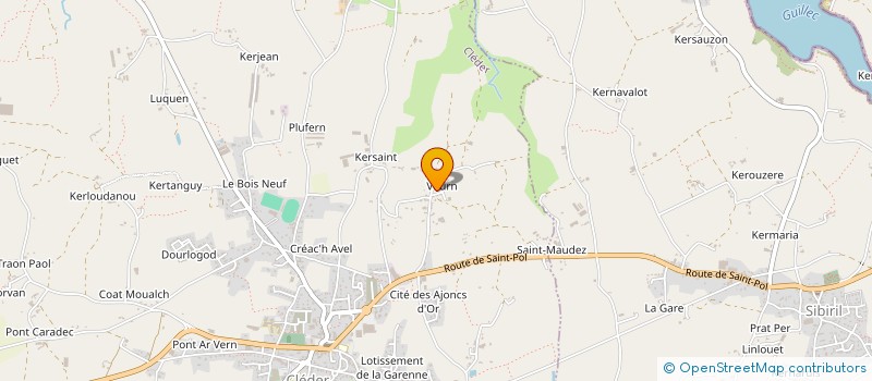 localisation de l'entreprise TACO PIZZ à CLEDER