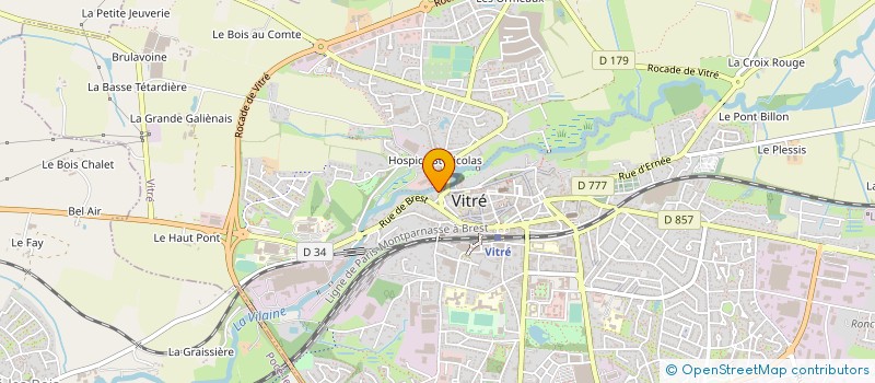 localisation de l'entreprise TACO TACOS  VITRE