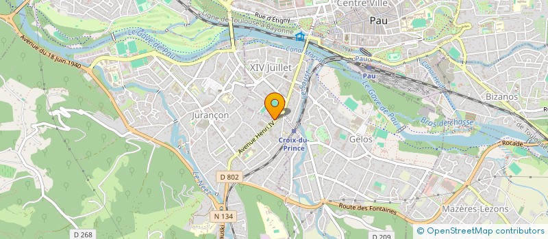 localisation de l'entreprise TACOM à PAU