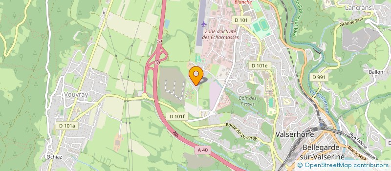 localisation de l'entreprise TACON IMMOBILIER à VALSERHONE