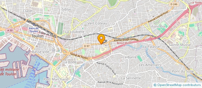 localisation de l'entreprise TACONAAN à TOULON