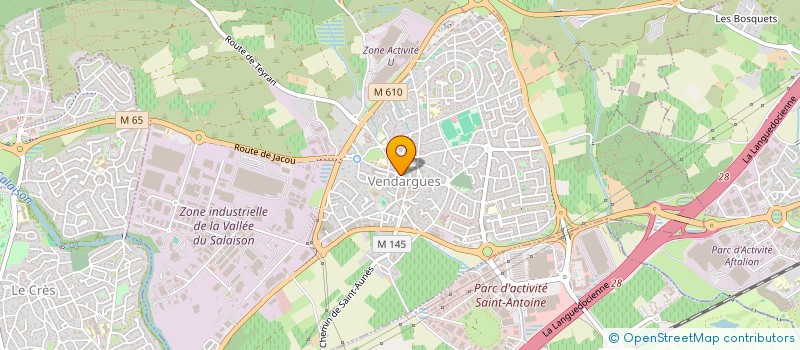 localisation de l'entreprise TACORED à VENDARGUES