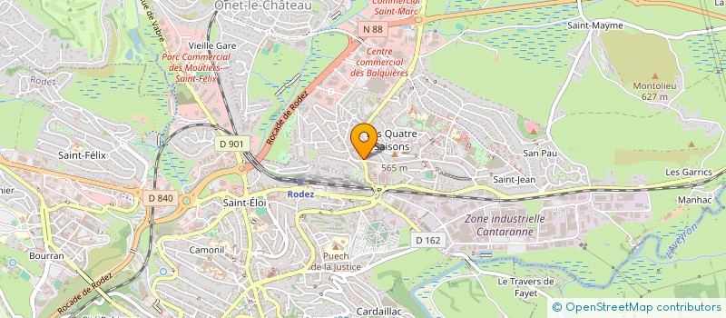 localisation de l'entreprise TACOS AVENUE RODEZ  ONET-LE-CHATEAU