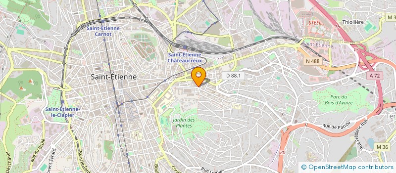 localisation de l'entreprise TACOS & BURGER  SAINT-ETIENNE