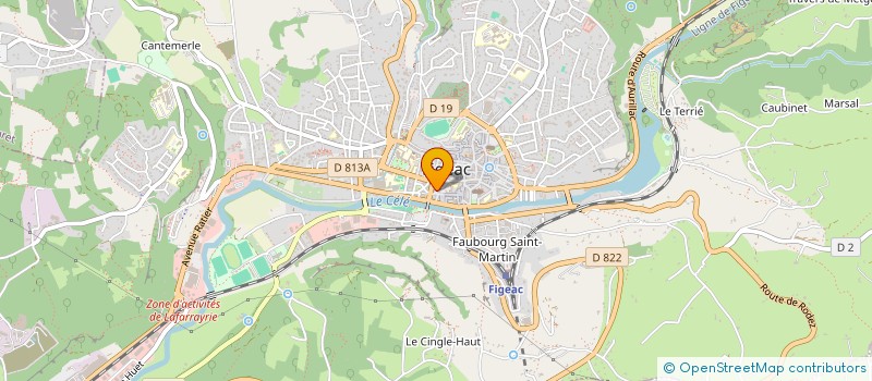 localisation de l'entreprise TACOS CONCEPT  FIGEAC