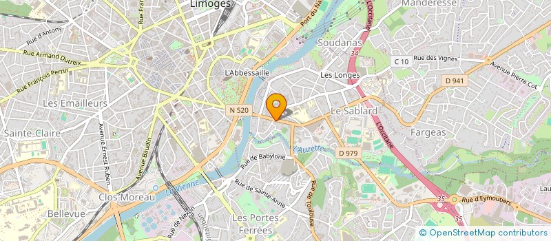 localisation de l'entreprise TACOS FACTORY à LIMOGES
