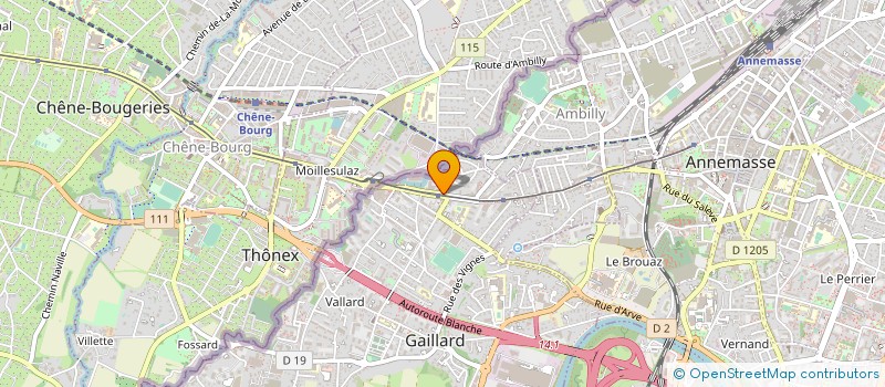 localisation de l'entreprise TACOS FOOD à GAILLARD