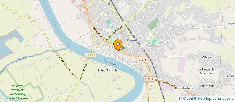 localisation de l'entreprise TACOS KORNER TONNEINS  TONNEINS