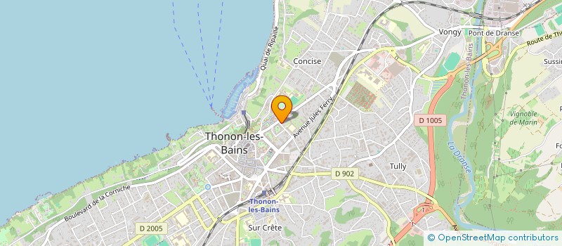 localisation de l'entreprise TACOS N BURGER à THONON-LES-BAINS