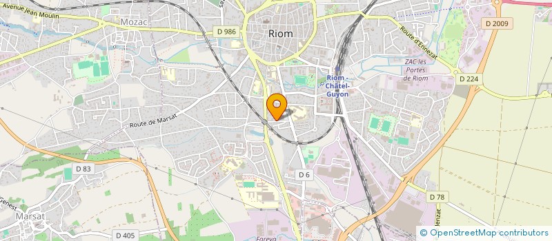 localisation de l'entreprise TACOT DES BATIGNOLLES  RIOM