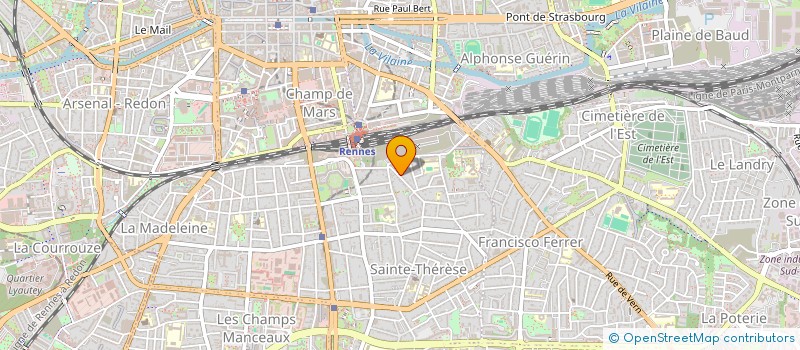 localisation de l'entreprise TACOZH 3 SOLEILS à RENNES