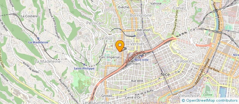 localisation de l'entreprise TACP TRANSF AUTO CARROS PEINT à NICE