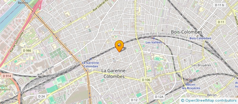 localisation de l'entreprise TACROISETTE à LA GARENNE-COLOMBES