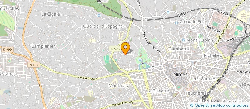 localisation de l'entreprise TACT  NIMES