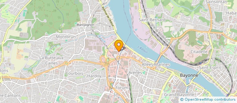 localisation de l'entreprise TACT DEVELOPPEMENT à ANGLET