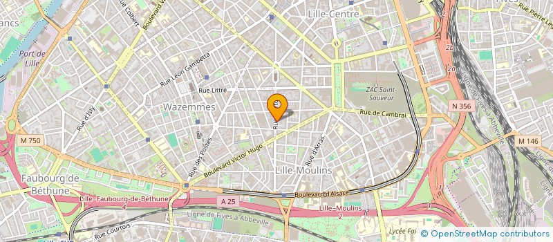 localisation de l'entreprise TACTE à LILLE